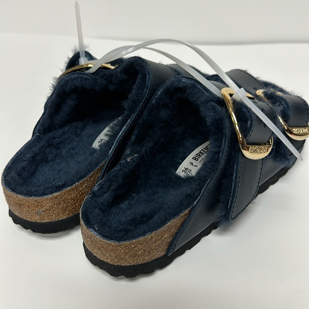 Birkenstock Arizona Big Buckle Shearling Size 36 - Picture 7 of 8